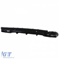 Sportlicher Heckdiffusor mit schwarzen Endrohren, geeignet für Mercedes C W205 Limousine 13-18-image-6202244