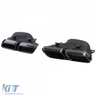 Sportlicher Heckdiffusor mit schwarzen Endrohren, geeignet für Mercedes C W205 Limousine 13-18-image-6202248