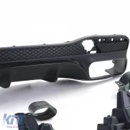 Sportlicher Heckdiffusor mit schwarzen Endrohren, geeignet für Mercedes GLE W166 15-18-image-6257222