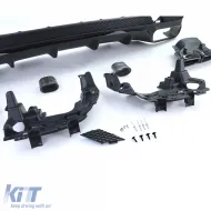 Sportlicher Heckdiffusor mit schwarzen Endrohren, geeignet für Mercedes GLE W166 15-18-image-6257224