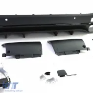 Sportlicher Heckdiffusor mit schwarzen Endrohren, geeignet für Mercedes GLE V167 ab 18-image-6257585