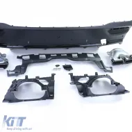 Sportlicher Heckdiffusor mit schwarzen Endrohren, geeignet für Mercedes GLE Coupe C167 ab 19-image-6257621