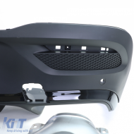 Sportlicher Heckdiffusor mit schwarzen Endrohren, geeignet für Mercedes GLE Coupe C167 ab 19-image-6257623