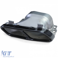 Sportlicher Heckdiffusor mit schwarzen Endrohren, geeignet für Mercedes CLA C117 13-19-image-6257695