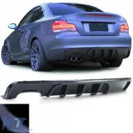image-59-Sportlicher Heckdiffusor Performance glänzend schwarz geeignet für BMW 1er Serie E82 E88 07-13