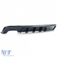 Sportlicher Heckdiffusor Performance glänzend schwarz geeignet für BMW 1er Serie E82 E88 07-13-image-6199237
