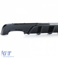 Sportlicher Heckdiffusor Performance glänzend schwarz geeignet für BMW 1er Serie E82 E88 07-13-image-6199239