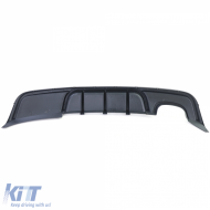 Sportlicher Heckdiffusor Performance glänzend schwarz geeignet für BMW 1er Serie E82 E88 07-13-image-6199243