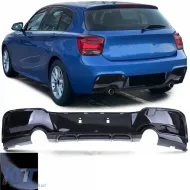 image-32-Sportlicher Heckdiffusor Performance glänzend, geeignet für BMW 1er F20 F21 M135i 11-15