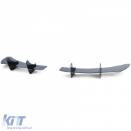 Sportlicher Heckdiffusor Splitter in glänzendem Schwarz, geeignet für VW Golf 6 R20 08-13-image-6193360