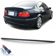 image-20-Sportlicher Heckspoiler in glänzendem Schwarz mit ABE, geeignet für BMW 3er E46 Limousine 98-05