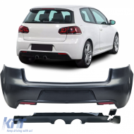 image-36-Sportlicher Heckstoßfänger mit Diffusor geeignet für VW Golf 6 R20 2008-2013