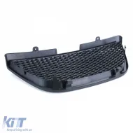 Sportlicher Waben-Grill ohne Emblem schwarz, geeignet für Seat Ibiza 6J 08-12-image-6250526