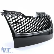 Sportlicher Waben-Kühlergrill ohne Emblem mit Chromleisten geeignet für VW Golf 5 GTI 03-09-image-6200031