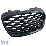 Sportlicher Wabengitter geeignet für Seat Leon 1P einschließlich Cupra Facelift 2009-2012-image-6208609