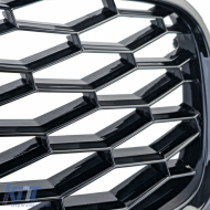 Sportlicher Wabengitter geeignet für Seat Leon 1P einschließlich Cupra Facelift 2009-2012-image-6208610