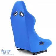Sports seat bucket seat Race1 with runners fabric blue-image-6278702