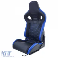 Sports seat Route Black Blue Sim Rig Racing Racing Simulator Gaming Seat-image-6327376