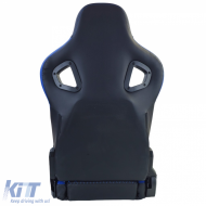 Sports seat Route Black Blue Sim Rig Racing Racing Simulator Gaming Seat