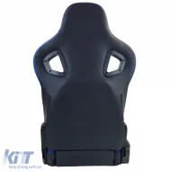 Sports seat Route Black Blue Sim Rig Racing Racing Simulator Gaming Seat-image-6327383