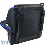 Sports seat Route Black Blue Sim Rig Racing Racing Simulator Gaming Seat-image-6327384