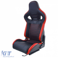 Sports seat Route Black Red Sim Rig Racing Race Simulator Gaming Seat