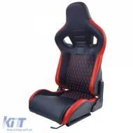 Sports seat Route Black Red Sim Rig Racing Race Simulator Gaming Seat-image-6327128