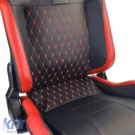 Sports seat Route Black Red Sim Rig Racing Race Simulator Gaming Seat-image-6327131