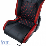 Sports seat Route Black Red Sim Rig Racing Race Simulator Gaming Seat