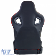 Sports seat Route Black Red Sim Rig Racing Race Simulator Gaming Seat