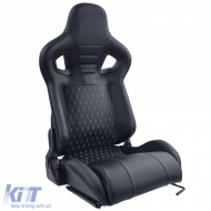 Sports seat Route Black Sim Rig Racing Racing Simulator Gaming Seat with Slider