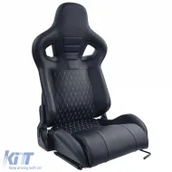 Sports seat Route Black Sim Rig Racing Racing Simulator Gaming Seat with Slider-image-6327117