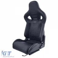 Sports seat Route Black Sim Rig Racing Racing Simulator Gaming Seat with Slider-image-6327118