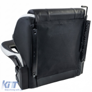 Sports seat Route Black White Sim Rig Racing Racing Simulator Gaming Seat