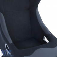 Sportsitz Vollschalensitz Race 1 Stoff Schwarz mit Laufschienen-image-6278731