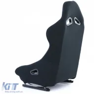 Sportsitz Vollschalensitz Schalensitz Race 1 Stoff Schwarz mit Laufschienen-image-6278726