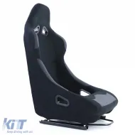 Sportsitz Vollschalensitz Schalensitz Race 1 Stoff Schwarz mit Laufschienen-image-6278728