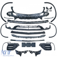 Sportstoßstange mit Grill + Kotflügelverbreiterungen geeignet für Mercedes GLC X253 C253-image-6209113