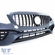 Sportstoßstange mit schwarzem Chromgrill, geeignet für Mercedes E-Klasse W213 16-20-image-6203708