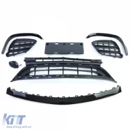 Sportstoßstange mit schwarzem Chromgrill, geeignet für Mercedes E-Klasse W213 16-20-image-6203715