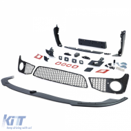 Sportstoßstange + Performance-Spoilerlippe matt geeignet für 4er BMW F32 F33 F36-image-6195429