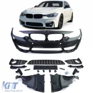 image-64-Sportstoßstange Sportversion mit Grill geeignet für 3er BMW F30 F31 F80 2011-2019