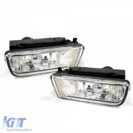 Sportstoßstangengitter mit klarem Glas und Nebelscheinwerfern, geeignet für BMW 3er Serie E36-image-6201918