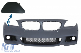SRA Cover Right Side Front Bumper suitable for BMW 5er F10 F11 (2011-Up) - SRABMF10R