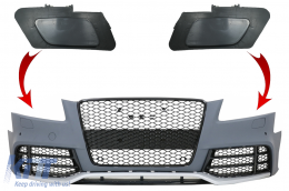 SRA Covers Front Bumper suitable for Audi A5 8T (2008-2016) RS5 Design - SRAFBAUA58T