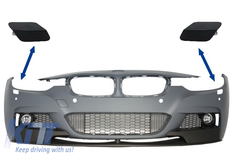 SRA burkolatok Első lökhárító BMW 3er F30 F31 Sedan Touring (2011-től felfelé) M-tech M Performance Designhoz