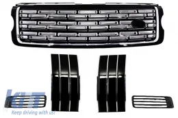 image-6-Središnja rešetka bočnih ventilacijskih otvora i sklop zračnih kanala prikladan za Range Rover Vogue IV L405 (2013-2017) Autobiografski dizajn Black Edition