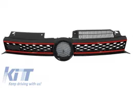 image-23-Središnja rešetka Prednja rešetka pogodna za VW Golf 6 VI (2008-2012) GTI Dizjan