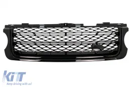 image-38-Središnja rešetka prikladna za Land Range Rover Vogue III L322 (2010-2012) All Black Autobiografija Supercharged Edition