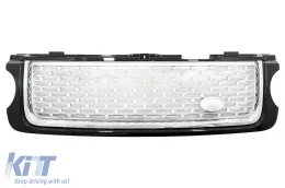 image-51-Središnja rešetka prikladna za Land ROVER Range ROVER Vogue III L322 (2010-2012) Black Srebrni Autobiografija Supercharged Edition
